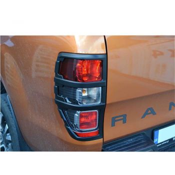 ΟΠΙΣΘΙΕΣ ΓΡΙΛΙΕΣ ΦΑΝΑΡΙΩΝ ΣΕ ΜΑΤ ΜΑΥΡΟ GR104 BL FORD RANGER T6 2012+ , T7 2017+&amp; T8 2020+