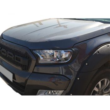 ΕΜΠΡΟΣΘΙΕΣ ΓΡΙΛΙΕΣ ΦΑΝΑΡΙΩΝ ΣΕ ΜΑΤ ΜΑΥΡΟ GR103 BL FORD RANGER T7 2017+ &amp; T8 2020+