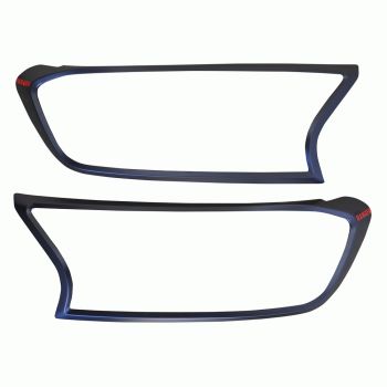 ΕΜΠΡΟΣΘΙΕΣ ΓΡΙΛΙΕΣ ΦΑΝΑΡΙΩΝ ΜΑΡΚΕ, ΣΕ ΜΑΤ ΜΑΥΡΟ GR 103BL-MAR FORD RANGER T7 2017+ &amp; T8 2020+