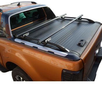 ΚΑΠΑΚΙ ΚΑΡΟΤΣΑΣ ΡΟΛΟ ΑΛΟΥΜΙΝΙΟΥ ΜΕ ΚΟΥΠΑΣΤΕΣ ΚΑΙ ΜΠΑΡΕΣ TEK 908 ROLL+KOUP 115BL+BEDBAR 066BL FORD RANGER WILDTRACK T6 2012+, T7 2017+ &amp; T8 2020+