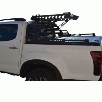 ΚΑΠΑΚΙ ΚΑΡΟΤΣΑΣ ΡΟΛΟ ΑΛΟΥΜΙΝΙΟΥ ΜΕ PREMIUM ROLL-BAR ΦΟΡΤΩΣΗΣ TEK 2 MAX 9080 ROLL+RB 430BAS ISUZU D-MAX 2021+