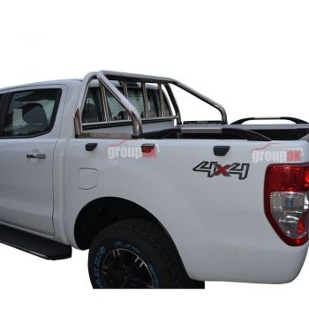 ROLL-BAR ΜΕ ΑΨΙΔΑ RB 407+APS 95 FORD RANGER T6 2012+ , T7 2017+ &amp; T8 2020+