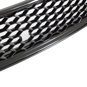 Μάσκα Για Audi A4 B6 8E 00-04 Κυψελωτή Χωρίς Σήμα Μαύρο Ματ 1 Τεμάχιο