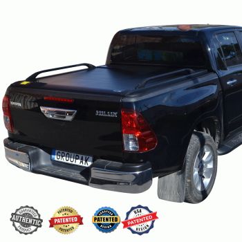 ΚΑΠΑΚΙ ΚΑΡΟΤΣΑΣ ΡΟΛΟ ΑΛΟΥΜΙΝΙΟΥ ΜΕ ΚΟΥΠΑΣΤΕΣ TEK 2 MAX 9080 ROLL+KOUP 115 TOYOTA HILUX REVO 2016+ & HILUX 2021+