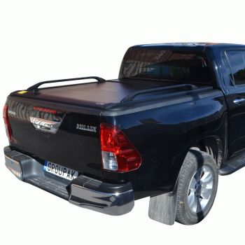 ΚΑΠΑΚΙ ΚΑΡΟΤΣΑΣ ΡΟΛΟ ΑΛΟΥΜΙΝΙΟΥ ΜΕ ΚΟΥΠΑΣΤΕΣ TEK 2 MAX 9080 ROLL+KOUP 115 TOYOTA HILUX REVO 2016+ & HILUX 2021+