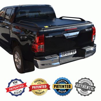 ΚΑΠΑΚΙ ΚΑΡΟΤΣΑΣ ΡΟΛΟ ΑΛΟΥΜΙΝΙΟΥ ΜΕ ΚΟΥΠΑΣΤΕΣ TEK 2 MAX 9080 ROLL+KOUP 115 TOYOTA HILUX REVO 2016+ & HILUX 2021+