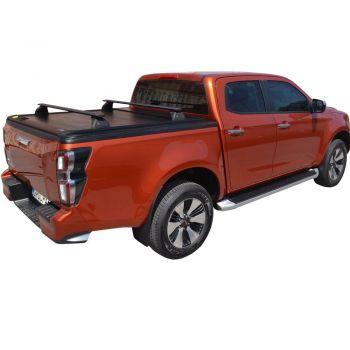 ΚΑΠΑΚΙ ΚΑΡΟΤΣΑΣ ΡΟΛΟ ΑΛΟΥΜΙΝΙΟΥ ΜΕ ΕΡΓΟΣΤΑΣΙΑΚΟΥ ΤΥΠΟΥ ΜΠΑΡΕΣ  TEK 2 MAX 9080 ROLL+ ROLLERBAR 070 ISUZU D-MAX 2021+