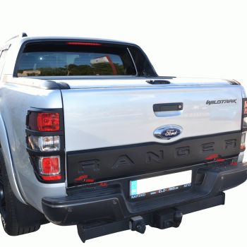 ΔΙΑΚΟΣΜΗΤΙΚΟ ΦΟΥΣΚΩΜΑ ΣΕ ΜΑΤ ΜΑΥΡΟ ΟΠΙΣΘΙΑΣ ΠΟΡΤΑΣ TAILGATE 517 FORD RANGER T6 2012+,T7 2017+&Τ8 2020+