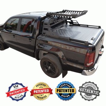 ΚΑΠΑΚΙ ΚΑΡΟΤΣΑΣ ΡΟΛΟ ΑΛΟΥΜΙΝΙΟΥ ΜΕ PREMIUM ROLL-BAR ΦΟΡΤΩΣΗΣ TEK 2 MAX 9080 ROLL+RB 430BAS VW AMAROK 2010+ & 2017+