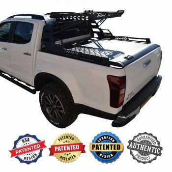 ΚΑΠΑΚΙ ΚΑΡΟΤΣΑΣ ΡΟΛΟ ΑΛΟΥΜΙΝΙΟΥ ΜΕ PREMIUM ROLL-BAR ΦΟΡΤΩΣΗΣ TEK 2 MAX 9080 ROLL+RB 430BAS ISUZU D-MAX 2012+ & 2016+