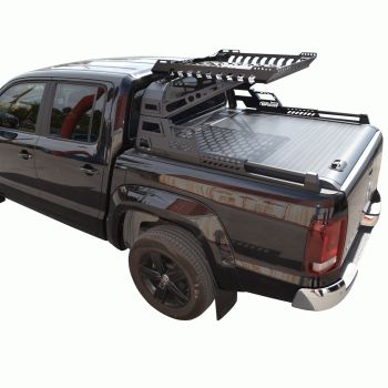 ΚΑΠΑΚΙ ΚΑΡΟΤΣΑΣ ΡΟΛΟ ΑΛΟΥΜΙΝΙΟΥ ΜΕ PREMIUM ROLL-BAR ΦΟΡΤΩΣΗΣ TEK 2 MAX 9080 ROLL+RB 430BAS VW AMAROK 2010+ & 2017+
