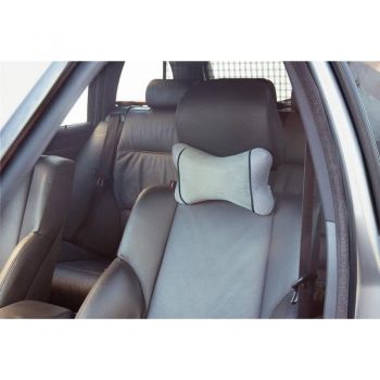 Μαξιλαράκι Αυχένα Για Το Κάθισμα Του Αυτοκινήτου  26x15cm Γκρι 1 Τεμάχιο Car+ ACA1000