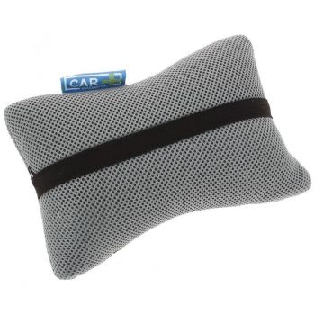 Μαξιλαράκι Αυχένα Για Το Κάθισμα Του Αυτοκινήτου  26x15cm Γκρι 1 Τεμάχιο Car+ ACA1000