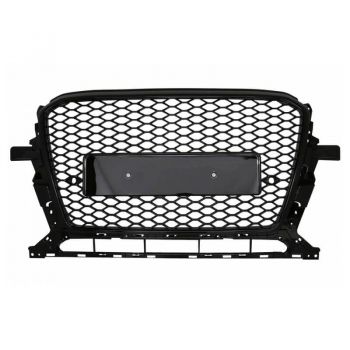 Μάσκα Για Audi Q5 8R Facelift 12-15 RSQ5 Look Κυψελωτή Μαύρο Γυαλιστερό 1 Τεμάχιο