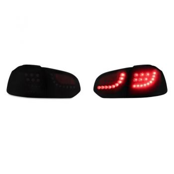 Πισινά Φανάρια Set Για Vw Golf VI (6) 08-12 Led Dynamic Urban Style Μαύρα Winjet