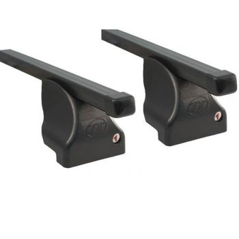 Σετ Μπάρες Οροφής Σιδερένιες με τα πόδια 112εκ για Skoda Felicia 5D 1994-1997 2τμχ Cube Cam