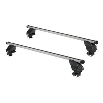 Σετ Μπάρες Οροφής Αλουμινίου με τα πόδια 130εκ για Renault Clio 5D 2019-> 2τμχ Totus Cam