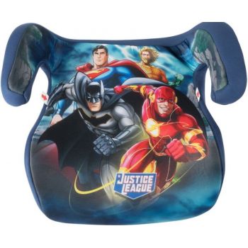 Καθισματάκι Αυτοκινήτου Booster Παιδικό 15-36kg Justice League Superman - Batman - Aquaman - Flash 1τμχ Colzani
