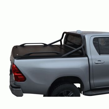 ΚΑΠΑΚΙ ΚΑΡΟΤΣΑΣ ΡΟΛΟ ΑΛΟΥΜΙΝΙΟΥ ΜΕ ΕΡΓΟΣΤΑΣΙΑΚΟΥ ΤΥΠΟΥ ΣΙΔΕΡΕΝΙΟ ROLL-BAR ΚΑΙ ΚΟΥΠΑΣΤΕΣ TEK 2 MAX 9080 ROLL+RB 416BL+KOUP 90BL TOYOTA HILUX REVO 2016+ & HILUX 2021+