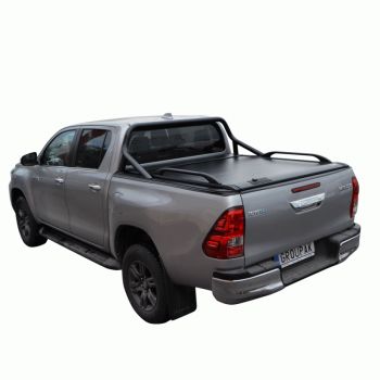 ΚΑΠΑΚΙ ΚΑΡΟΤΣΑΣ ΡΟΛΟ ΑΛΟΥΜΙΝΙΟΥ ΜΕ ΕΡΓΟΣΤΑΣΙΑΚΟΥ ΤΥΠΟΥ ΣΙΔΕΡΕΝΙΟ ROLL-BAR ΚΑΙ ΚΟΥΠΑΣΤΕΣ TEK 2 MAX 9080 ROLL+RB 416BL+KOUP 90BL TOYOTA HILUX REVO 2016+ & HILUX 2021+