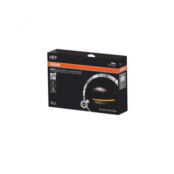 Φλας Καθρέπτη Για Audi A4 B9 15+ / A5 F5 17+  Osram Dynamic Led Canbus Μαύρο 2 Τεμάχια