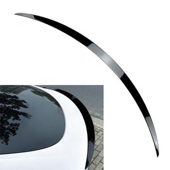 Αεροτομή Πορτ Παγκάζ Για Tesla Model Y 2020+ Lipspoiler Γυαλιστερό Μαύρο Από Abs Πλαστικό