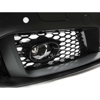Μπροστινός Προφυλακτήρας Για Audi A3 8V 11-16 Hatchback / Sportback RS3 Look Με Μάσκα Μαύρη Γυαλιστερή