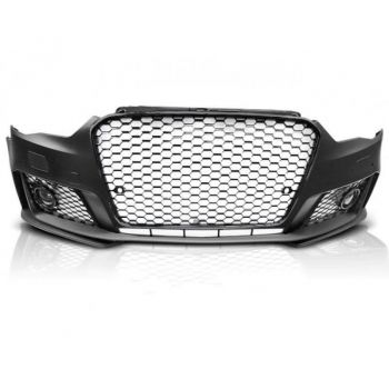 Μπροστινός Προφυλακτήρας Για Audi A3 8V 11-16 Hatchback / Sportback RS3 Look Με Μάσκα Μαύρη Γυαλιστερή