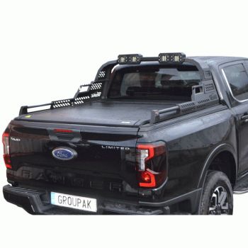 SMART ΡΟΛΟ ΑΛΟΥΜΙΝΙΟΥ ΗΛΕΚΤΡΙΚΟ ΜΕ PREMIUM LED ROLL-BAR SMART 2-7000 E-ROLL+RB 430LED FORD RANGER 2023+ XL/XLT/LIMITED
