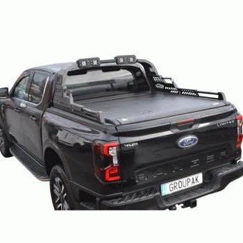 SMART ΡΟΛΟ ΑΛΟΥΜΙΝΙΟΥ ΗΛΕΚΤΡΙΚΟ ΜΕ PREMIUM LED ROLL-BAR SMART 2-7000 E-ROLL+RB 430LED FORD RANGER 2023+ XL/XLT/LIMITED