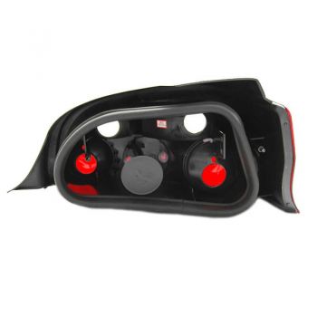 Πισινά Φανάρια Set Για Citroen Saxo 96-99 Κόκκινο/Crystal JunYan