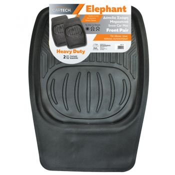 Δάπεδο Elephant Σκάφη 2τμχ Μπροστινά Μαύρο
