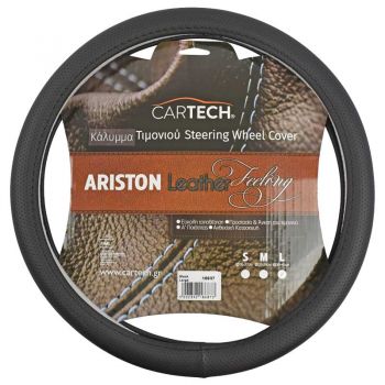 Κάλυμμα Τιμονιού Ariston Leather Feeling Μαύρο LG