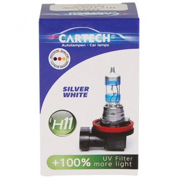 Λάμπα H11 - 12V/55W - PGJ19-2 +100% Silver White τμχ