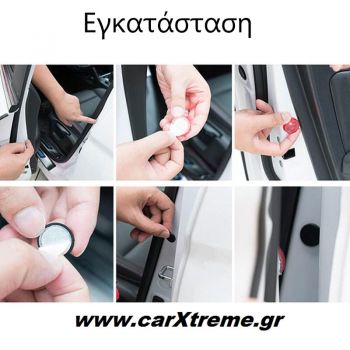 Σετ 2 Μαγνητικά LED Φώτα για την Πόρτα του Αυτοκινήτου 53896