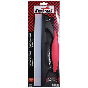 Χειροκαθαριστήρας Τζαμιών Σιλικόνης 30cm Feral