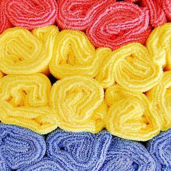 Πετσέτα Γενικής Χρήσης Microfiber V8 Κίτρινο / Ροζ / Μπλε 40x40cm 1 Τεμάχιο