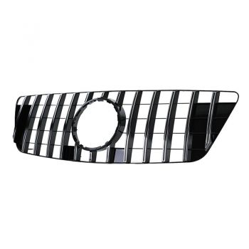 Μάσκα Για Mercedes-Benz ML-Class W164 08-11 GT Amg Panamericana Look Μαύρο/Χρώμιο 1 Τεμάχιο
