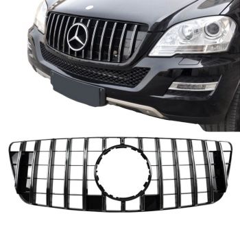 Μάσκα Για Mercedes-Benz ML-Class W164 08-11 GT Amg Panamericana Look Μαύρο/Χρώμιο 1 Τεμάχιο