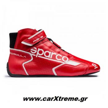 Sparco Formula RB-8.1 Αγωνιστικά Παπούτσια Κόκκινο / Λευκό