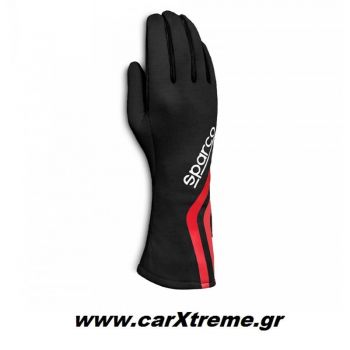 Sparco Land Classic Αγωνιστικά Γάντια Μαύρο / Κόκκινο 001358