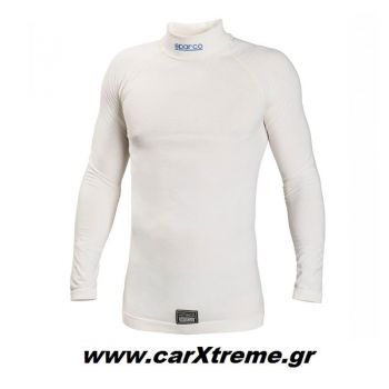 Sparco RW-6 Εσωθερμική Μπλούζα Μακρύ Μανίκι Λευκή