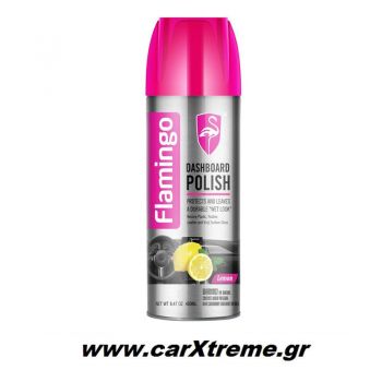 Flamingo Γυαλιστικό Ταμπλό Λεμόνι 450ml