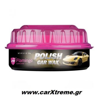 Flamingo Κερί Αυτοκινήτου με Καρναούμπα 230gr