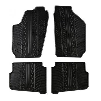 Πατάκια Αυτοκινήτου Gledring 0061 VW Polo 9N-9N3 2003-2008 / Seat Ibiza 6L 2003-2008 / Seat Cordoba 6L 2003-2008 Μαύρο 4 Τεμάχια