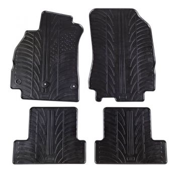Πατάκια Αυτοκινήτου Gledring 0047 Renault Megane III 2008-2016/ Megane III Coupe 2008-2015 / Modif 2015- Μαύρο 4 Τεμάχια