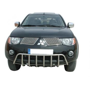 MITSUBISHI L200 '06> Εμπρόσθιος προφυλακτήρας 120 Inox