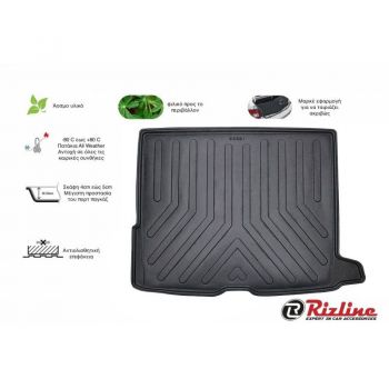 Πατάκι Πορτ-Παγκάζ 3D Σκαφάκι Από Λάστιχο TPE Για Mercedes-Benz GLC X253/C253 2015+ Μαύρο Rizline