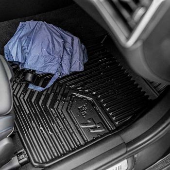 Πατάκια Σκαφάκια Series #77 Από Λάστιχο TPE Για VW Golf 7 VII/T-Roc 18+/Leon 5F 12-19 Frogum 4 Τεμάχια Μαύρα