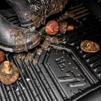 Πατάκια Σκαφάκια Series #77 Από Λάστιχο TPE Για VW Golf 7 VII/T-Roc 18+/Leon 5F 12-19 Frogum 4 Τεμάχια Μαύρα